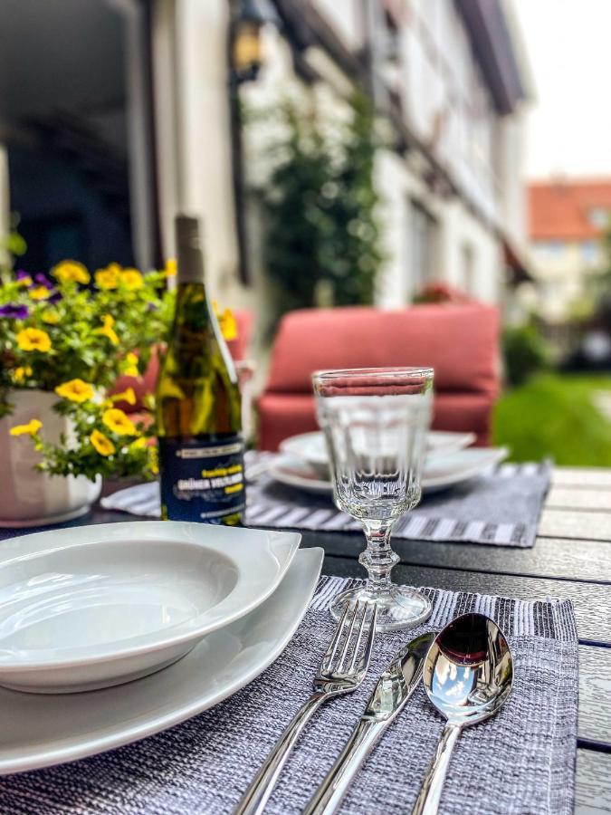Am Mathildenbrunnen Gross Apartment Quedlinburg Ngoại thất bức ảnh