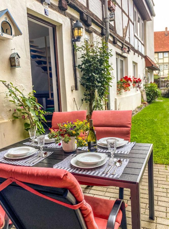 Am Mathildenbrunnen Gross Apartment Quedlinburg Ngoại thất bức ảnh